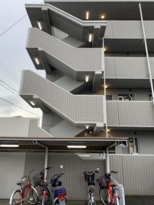 名古屋市中川区のマンションにて共用部のＬＥＤ化電気工事